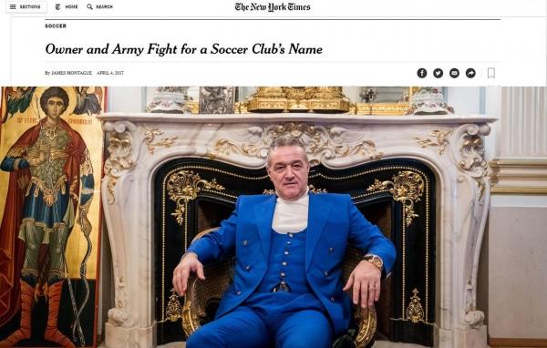 Gigi Becali, vedetă în New York Times, dezvăluie de ce a preluat Steaua: "Nu eram faimos!"