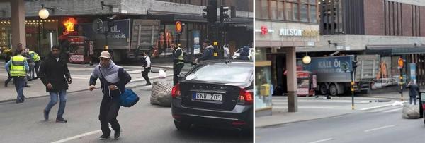 Atac terorist la Stockholm! Sunt cel puțin PATRU MORȚI, spulberaţi de un TIR! Atacatorul este liber