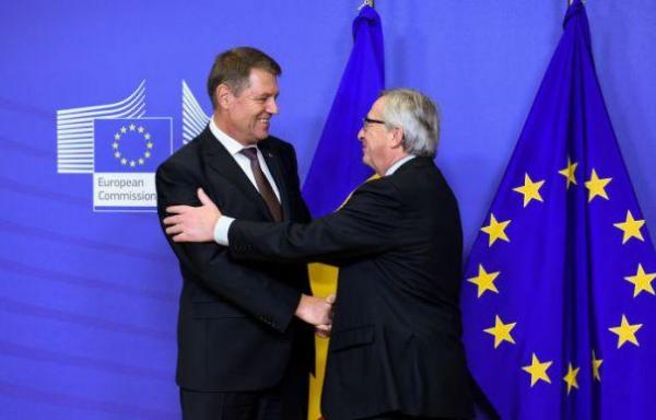 Jean Claude Juncker, întâmpinat de preşedintele Iohannis la COTROCENI! | VIDEO