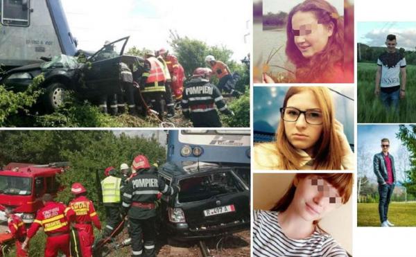 BILANŢ TRAGIC. Patru fraţi şi vărul lor, MORŢI în cumplitul accident de la Bistriţa. Sora şoferiţei, Cosmina, de doar 12 ani, s-a stins şi ea la spital (VIDEO)