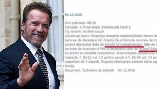 Arnold Schwarzenegger, citat de o instanţă din România! Declaraţia celebrului actor se află la Tribunalul Bucureşti