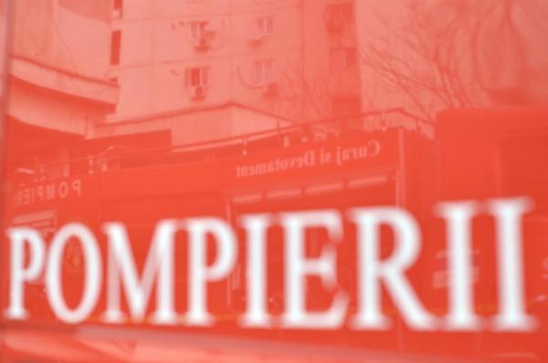 Incendiu violent în Gorj! Flăcări uriaşe au cuprins Termocentrala Turceni