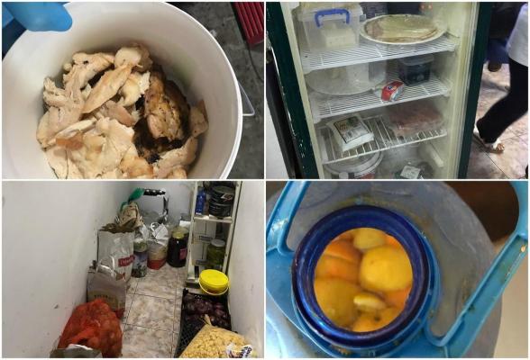 FOCARE DE MIZERIE în bucătăriile teraselor din MAMAIA! Mici vechi de luni de zile, sucuri expirate de 1 an, raţă cu pene în congelator. IMAGINI HALUCINANTE