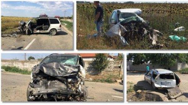 Accident grav în Timiş. Doi MORŢI şi o altă victimă în stare gravă, după ce trei maşini s-au ciocnit