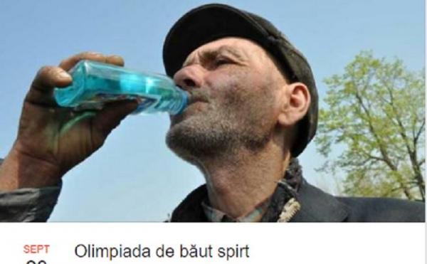 "Olimpiada de băut spirt", un eveniment anunțat pe Facebook, suscită interesul a peste 3000 de oameni