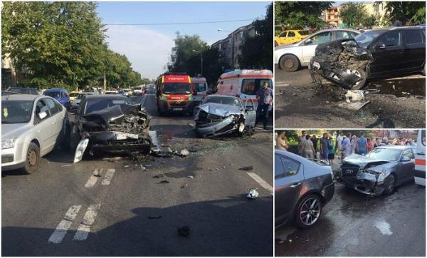 CARAMBOL în Constanţa, în urmă cu puţin timp! Sunt MAI MULTE VICTIME, după o ciocnire în lanţ