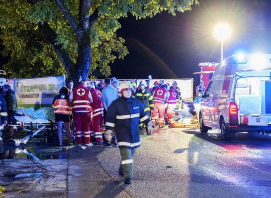 Tragedie la un festival de muzică din Austria.Zeci de victime, inclusiv o româncă, după ce un cort uriaș a fost prăbușit de o furtună