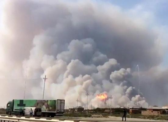 EXPLOZIE la un depozit de armament! Şase oameni sunt răniţi, două sate au fost evacuate complet (VIDEO)