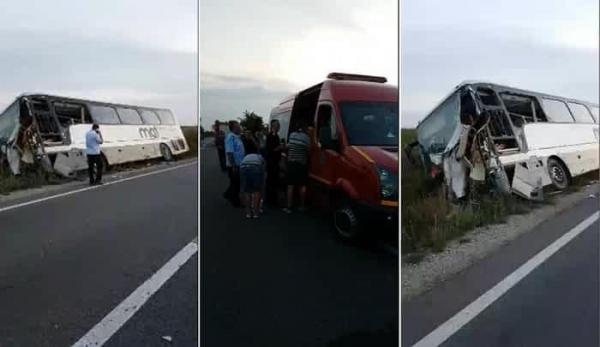 ULTIMA ORĂ! Impact VIOLENT între un autocar cu pasageri din Serbia și un camion, în Satu Mare. Sunt cel puţin 13 VICTIME. A fost activat PLANUL ROȘU de intervenție