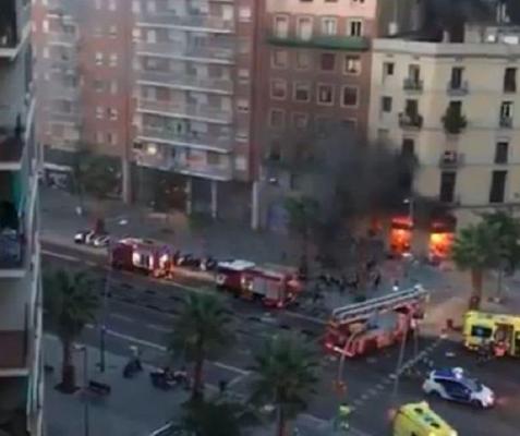 Explozii PUTERNICE la Barcelona! Sunt cel puțin 20 de răniți. IMAGINI de la locul incidentului