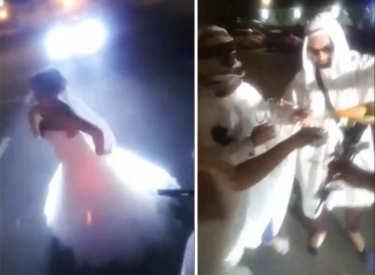 O mireasă din Constanţa a fost RĂPITĂ de arabi înarmaţi cu pistoale-mitralieră - VIDEO
