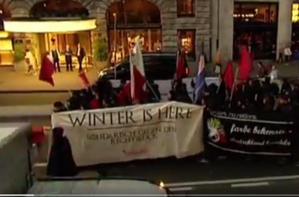 ”Winter is here!”. PROTESTE în Germania, după ce partidul de extrema-dreapta AfD a intrat în Bundestag (VIDEO)