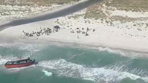 87 de imigranți ilegali au fost opriți de Poliția de Frontieră, la Capul Midia! Refugiații, între care zeci de copii, au venit pe mare, cu o ambarcațiune