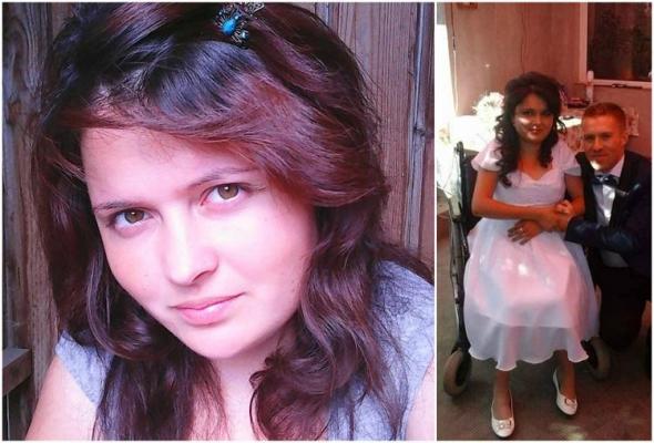 Ea este Georgiana, tânăra gravidă care a murit la Iaşi după ce a fost plimbată prin trei spitale! Fata era imobilizată în scaun cu rotile (Galerie foto)