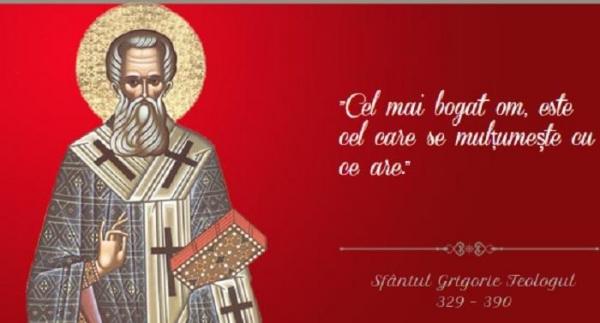 Calendar ortodox 25 ianuarie. Creștinii îl sărbătoresc pe Sfântul Grigorie Teologul, prieten bun cu Sfântul Vasile cel Mare