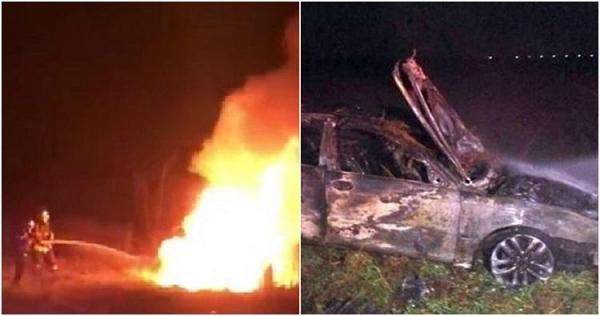 "Veniţi repede, arde o maşină!". Noaptea trecută, un apel disperat la 112 anunţa imagini dramatice la ieşirea din Timişoara. Ce au descoperit poliţiştii (Video)