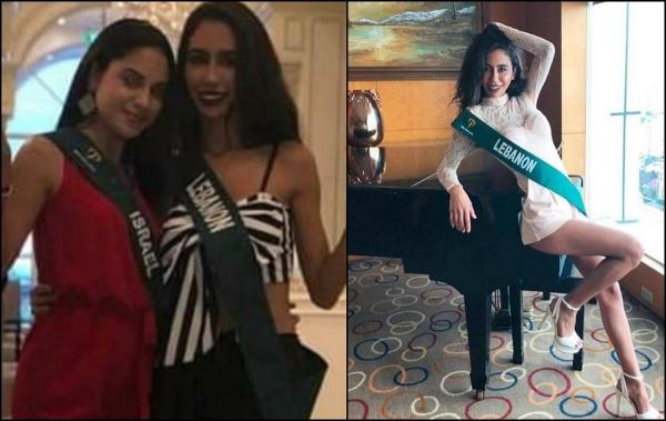 Miss Earth Liban, lăsată fără coroană după ce s-a pozat alături de reprezentanta Israelului