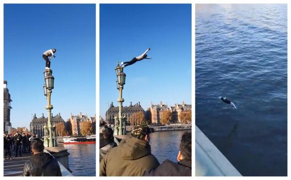 Un român din Londra s-a aruncat în Tamisa sub privirile îngrozite ale trecătorilor