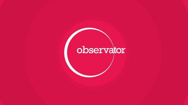 Sigla observator și a site-ului observator.tv