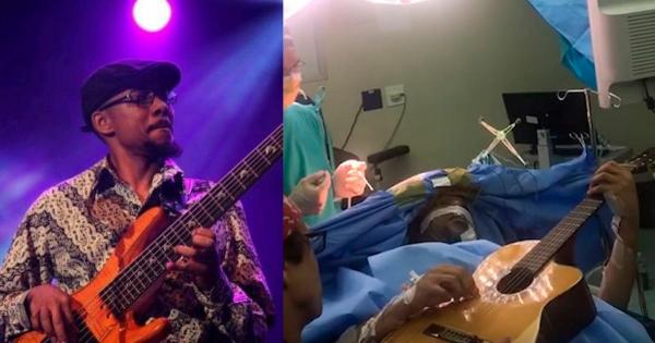 Muzicianul a cântat la chitară în timp ce is e extirpa o tumoare pe creier