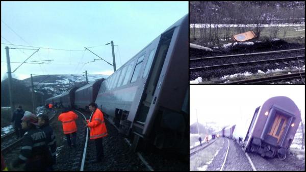 Tânărul se afla în cuşetă, în al doilea vagon al trenului, când s-a produs nenorocirea