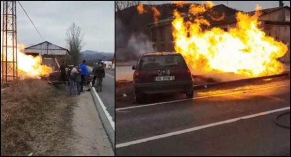 Detalii teribile în cazul accidentului de la Petreşti. Şoferul era beat şi şi-a abandonat iubita şi cei doi copii în maşină (Video)