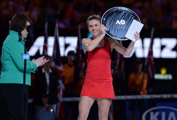 Simona Halep a fost desemnată jucătoarea lunii ianuarie, cu un procent zdrobitor
