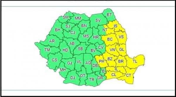 Vremea 24, 25 şi 26 martie 2018. Prognoza meteo actualizată de ANM pentru weekend şi luni