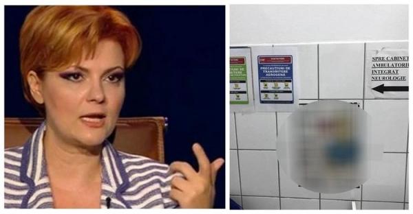 Imaginea care a înfuriat-o pe Lia Olguţa Vasilescu: "Este ruşinos! Ce se întâmplă, de fapt, în spitalele de stat?"