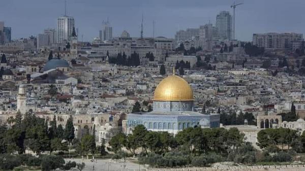 Privelişte din Ierusalim, cu Moscheea al-Aqsa