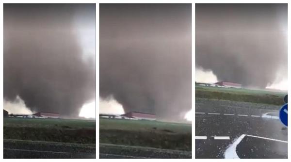Tornadă devastatoare în Germania, la o zi după supercelula din Bulgaria! Imagini incredibile au fost surprinse în apropiere de Dusseldorf (Video)