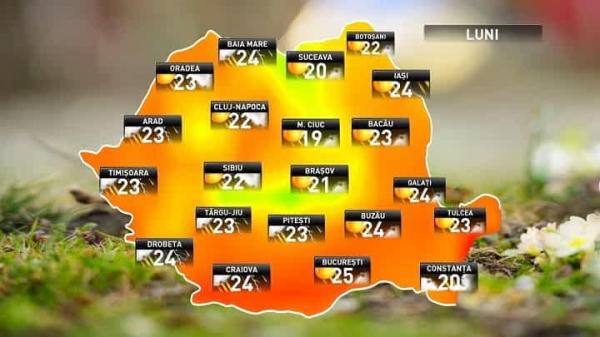 Prognoza meteo pe 21 mai