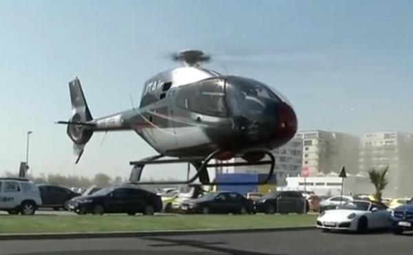 Concluziile anchetei în cazul elicopterului care a aterizat în parcarea unui club de lux din Mamaia. Pilotul a comis mai multe nereguli (Video)