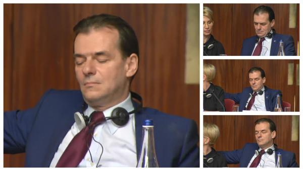 Ludovic Orban, preşedintele PNL, filmat cum doarme tun la dezbaterea Soluții concrete pentru educația românească (Video)