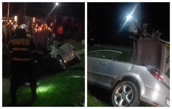 Tragedie în Argeș! Un tânăr a murit, iar alti doi sunt grav răniţi după ce mașina lor a intrat într-un autobuz și a ajuns în șanț