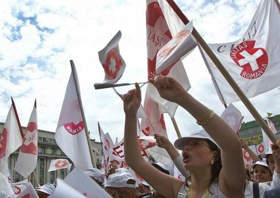 Sanitas anunţă că a strâns peste 50.000 de semnături pentru declanşarea grevei generale în 11 mai