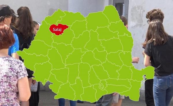 Harta judeţului Sălaj cu rezultatele la Evaluarea Naţională 2018