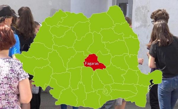 Harta cu rezultatele la Capacitate 2018 în Făgăraș, Brașov