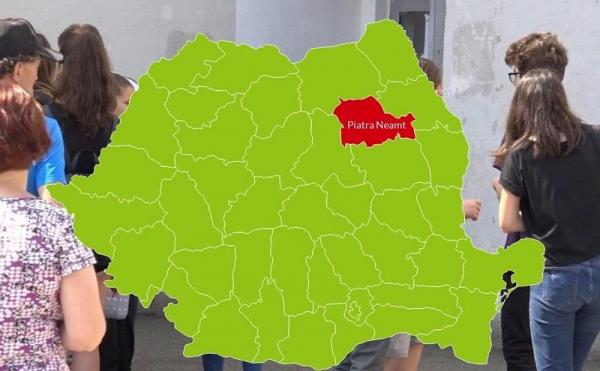 Hartă cu rezultatele la Capacitate 2018 în Piatra Neamț, județul Neamț