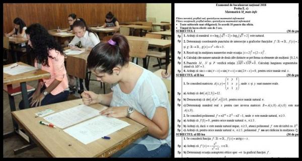 Modele de subiecte la matematică pentru Bacalaureat 2018