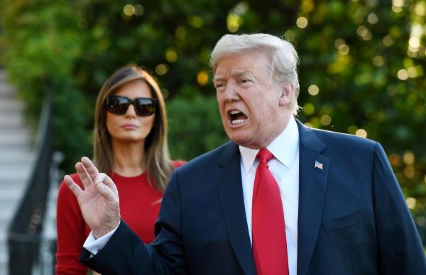 Donald Trump și soția sa, Melania