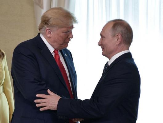 Preşedintele rus Vladimir Putin şi liderul SUA Donald Trump, la Helsinki
