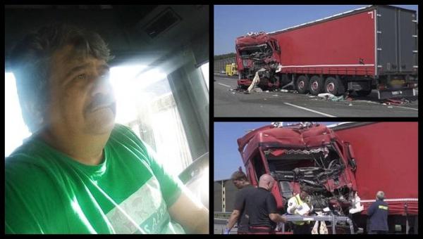 El e şoferul român care a murit strivit în cabină, pe o autostradă din Germania. Pavel avea 49 de ani şi era tatăl a trei copii