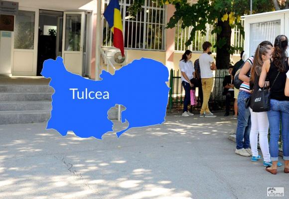 Harta cu rezultatele la Bacalaureat în judeţul Tulcea
