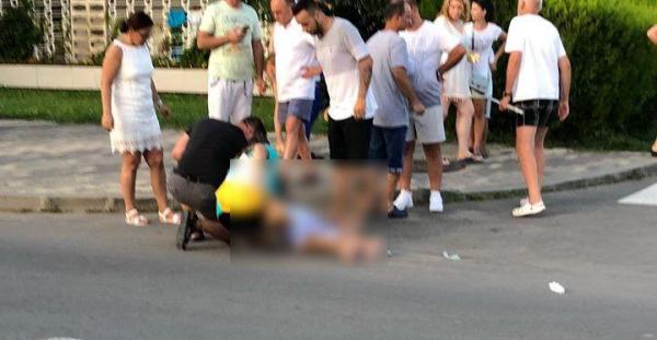 Bărbat de 55 de ani, lovit de o maşină, la Neptun. Victima este în comă (Imagini)