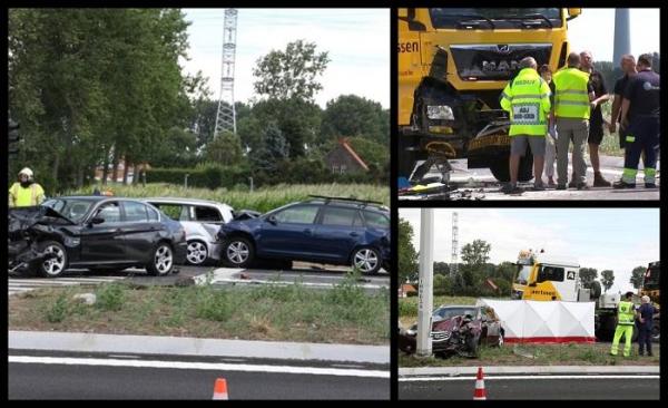 Doi copii de 3 ani, veri primari, mama unuia dintre ei şi bunica lor au murit pe loc. Maşina lor, oprită la semafor, a fost izbită în plin de un TIR