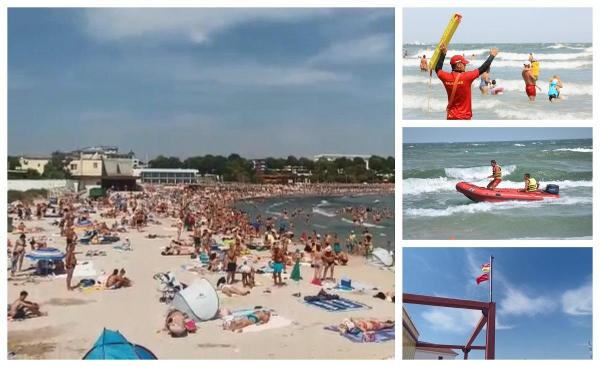 Turist înghiţit de valuri, după ce a salvat o femeie de la moarte, pe litoral (Video)