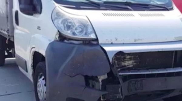 Un camion a omorât un urs, pe autostradă