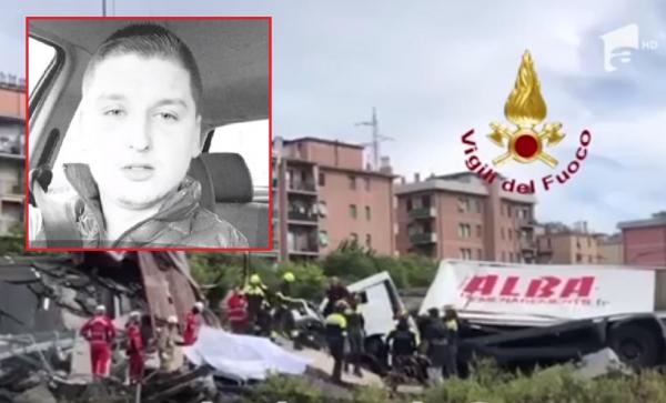Marian Roșca, românul mort în tragedia de la Genova, a suferit 2 traumatisme grave. Medicii s-au luptat 5 zile ca să-l salveze