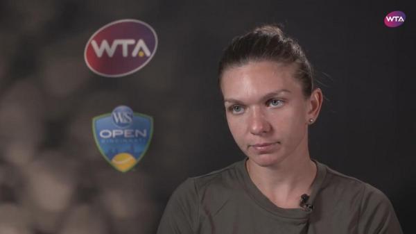 Simona Halep în interviul pentru WTA
